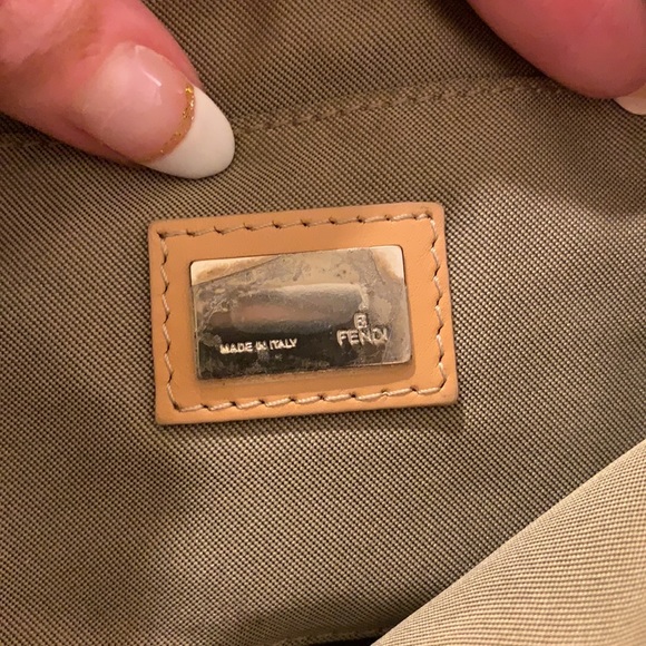 RARE Vintage Baby Blue Fendi Zucca Mini Bag! - Picture 6 of 10